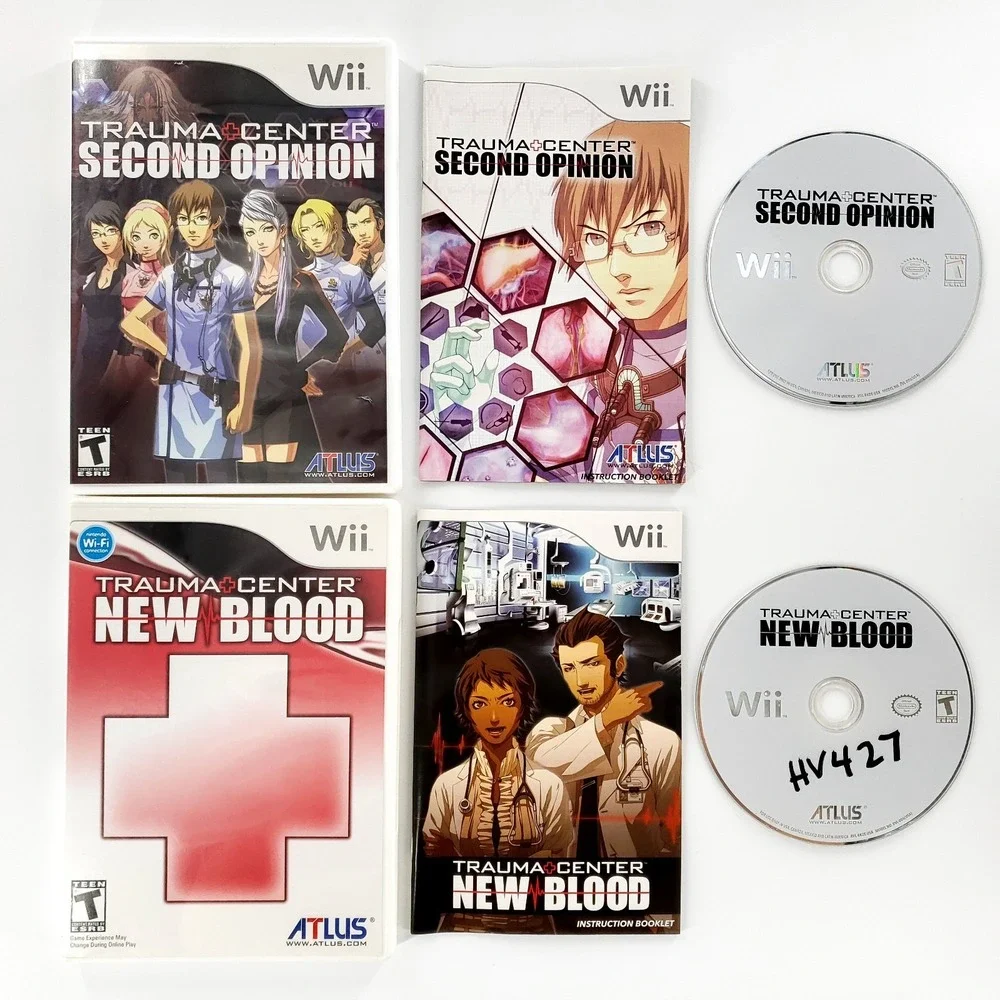 Trauma Center: Second Opinion & New Blood Nintendo Wii Complete Tested & Works
